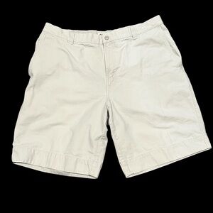 Columbia Sports Company Sz 38 Cotton Cream Tan 10 in Inseam Shorts Casual